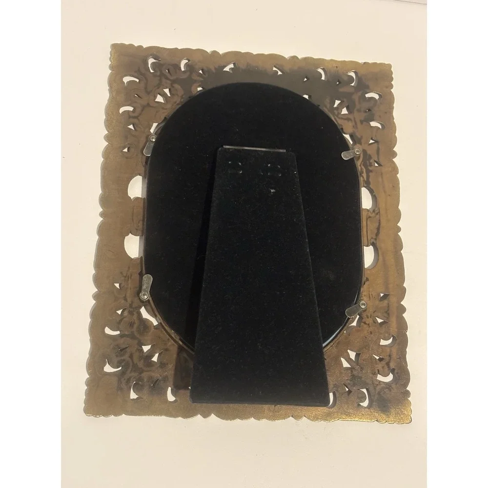 Vintage Ornate Oval Photo Frame Antique‎ Scroll